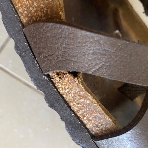 Birkenstock Germany Mayari Copper Slip On Sandals Size 38 Regular/ Wide - Picture 6 of 13